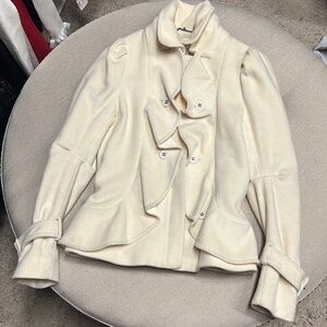 BCBG Cream Women's Jacket Size small